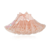 Women Tutu Skirt Ballet Pettiskirt 3 Layer Fluffy Full