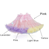 Women Tutu Skirt Ballet Pettiskirt 3 Layer Fluffy Full
