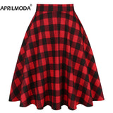 Casual Kawaii Plaid Women Skirt Harajuku Preppy