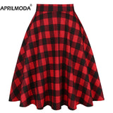 Casual Kawaii Plaid Women Skirt Harajuku Preppy