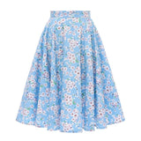 Autumn High Waist Skirts Cotton Womens