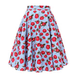 Autumn High Waist Skirts Cotton Womens