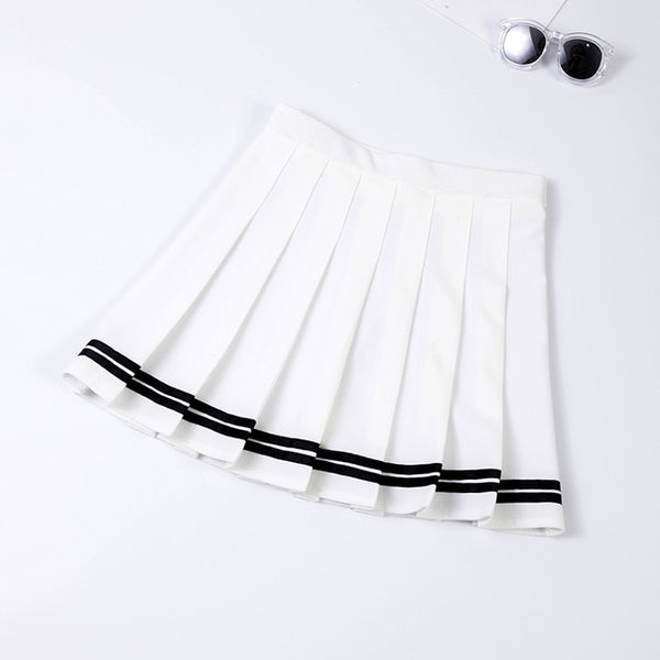 Girls 2019 Tennis Skirt Fashion Mini Pleated Dance