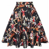 Polka Dot 50s Vintage Women Skirt High