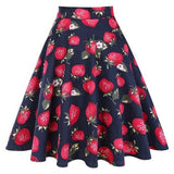 Polka Dot 50s Vintage Women Skirt High