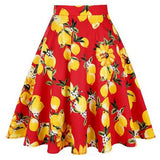 Polka Dot 50s Vintage Women Skirt High