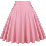 Polka Dot 50s Vintage Women Skirt High