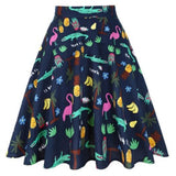 Polka Dot 50s Vintage Women Skirt High