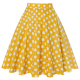 Polka Dot 50s Vintage Women Skirt High