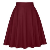 Polka Dot 50s Vintage Women Skirt High