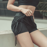 2 in 1 Tennis Sport Skirt Skorts Fitness Sexy Short Running
