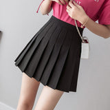 Women high waist pleated skirt Sweet Cute Girls Dance