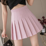 Women high waist pleated skirt Sweet Cute Girls Dance