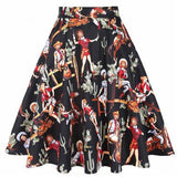 Western Girl Casual Women Pleated Skirt