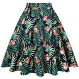 Summer 50s 60s Vintage Retro Fruit Print High