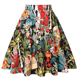 Summer 50s 60s Vintage Retro Fruit Print High