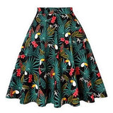 Summer 50s 60s Vintage Retro Fruit Print High