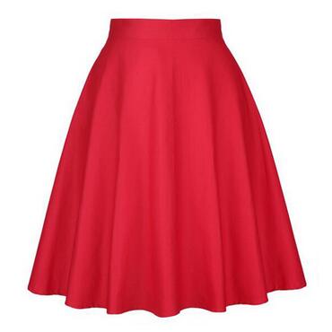 Runway Summer Pleated Skirt Floral High