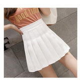 2020 Fashion Women high waist pleated skirt