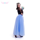 7 Layers  Tulle Tutu Skirt dusty pink Formal Long