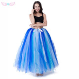 Hot Red Long Tulle Skirt,   Birthday party Skirt