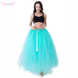 Hot Red Long Tulle Skirt,   Birthday party Skirt