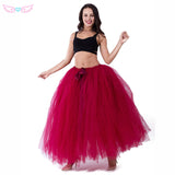 Floor Length gray green white  Skirt Tulle Overskirt