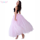 Floor Length gray green white  Skirt Tulle Overskirt