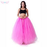 Floor Length gray green white  Skirt Tulle Overskirt