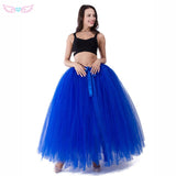 Floor Length gray green white  Skirt Tulle Overskirt