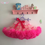 women's Tutu Skirt Fluffy adult Ballet Girl Pettiskirt