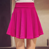 10 Color Women Sport Pleated Mini Skirt Candy