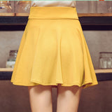 10 Color Women Sport Pleated Mini Skirt Candy
