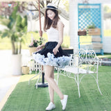 Fashion Fluffy Chiffon Teenage Girl Adualt Women