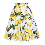 Parrot Animal Printed High Waist Women Skirt