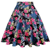 Parrot Animal Printed High Waist Women Skirt