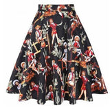Parrot Animal Printed High Waist Women Skirt