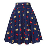 Parrot Animal Printed High Waist Women Skirt